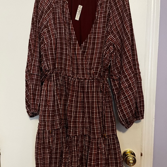 NWT • Madewell • Seersucker Wrap Mini Dress • XL - Picture 3 of 5